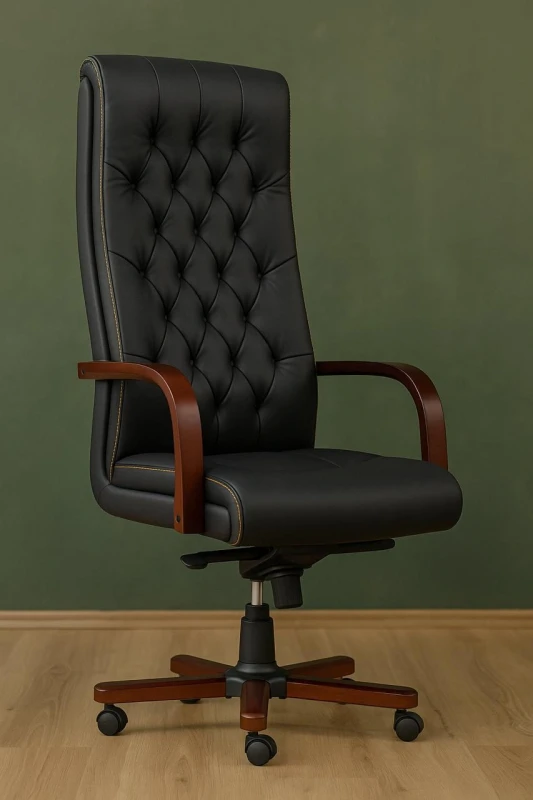 Tufted Executive Rolling Chair image