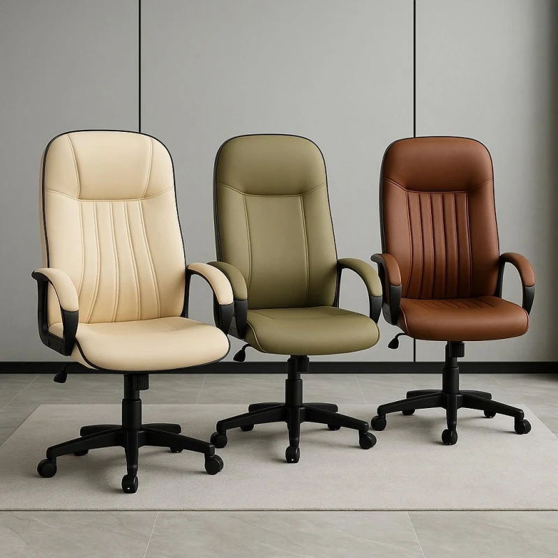Beige Executive Rolling Chair image